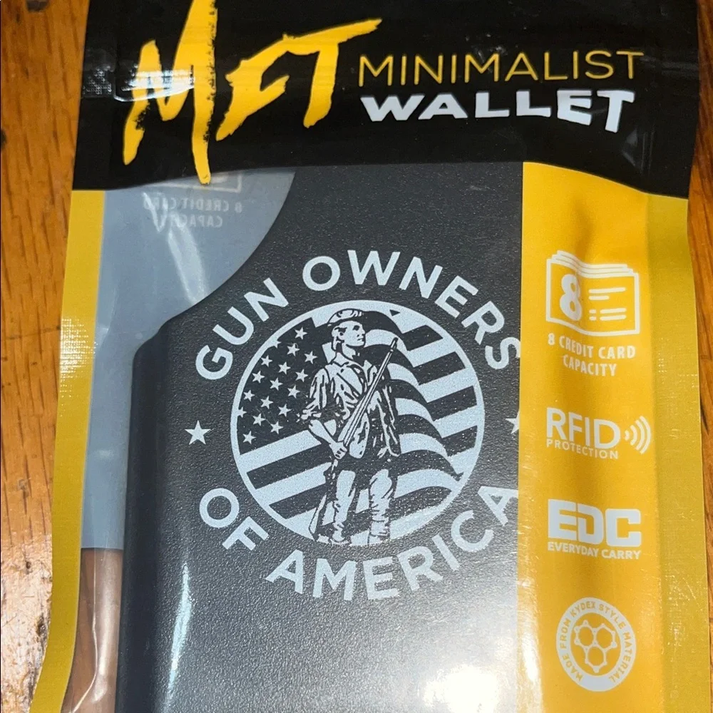 NWT Mission First Tactical RFID Protection Minimalist Wallet